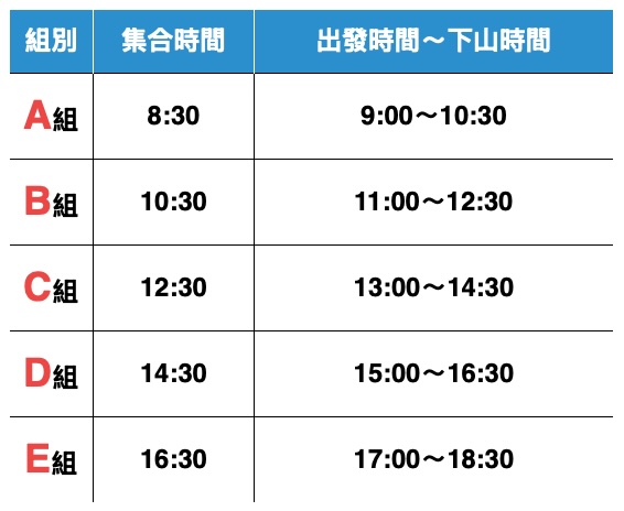 予約できる期間と時間帯