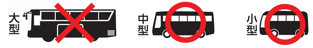 大型バス走行禁止