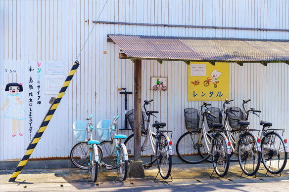 島のレンタサイクル