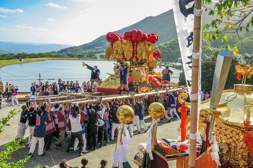 「祭りは最高潮」真鍋 学（丸亀市）