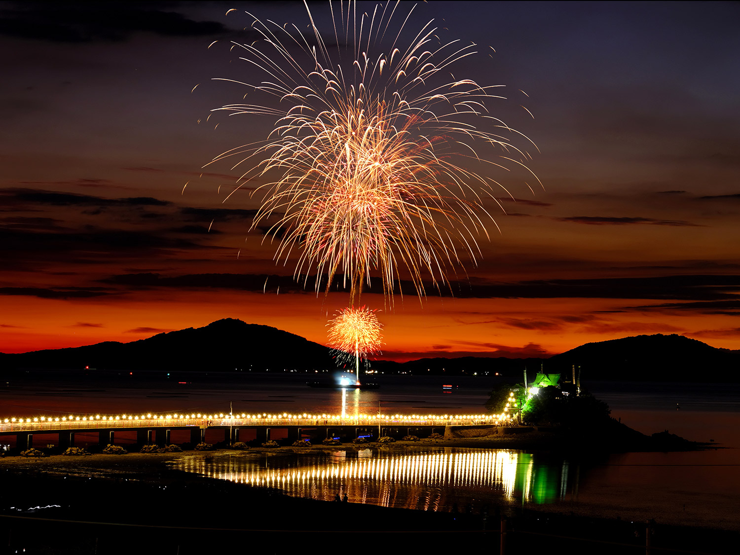 高橋　弘（香川県丸亀市）「真夏の夜の宴」