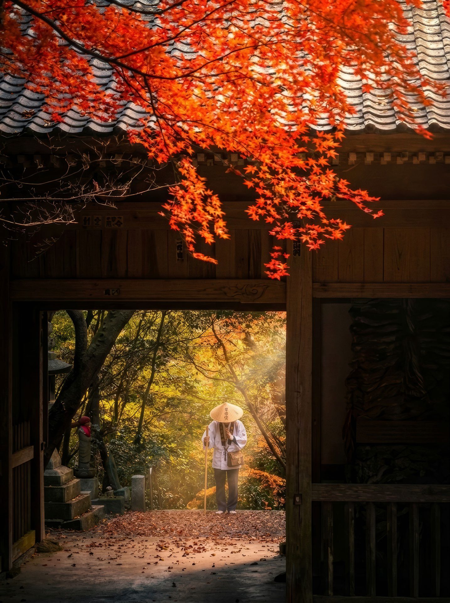 松永 芳基(香川県仲多度郡)「秋光の巡礼」