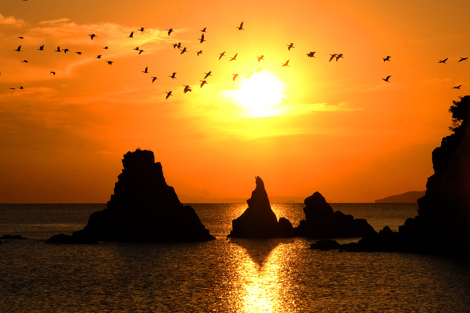 大矢根 島武(香川県木田郡)絶景「鴨の越夕景」